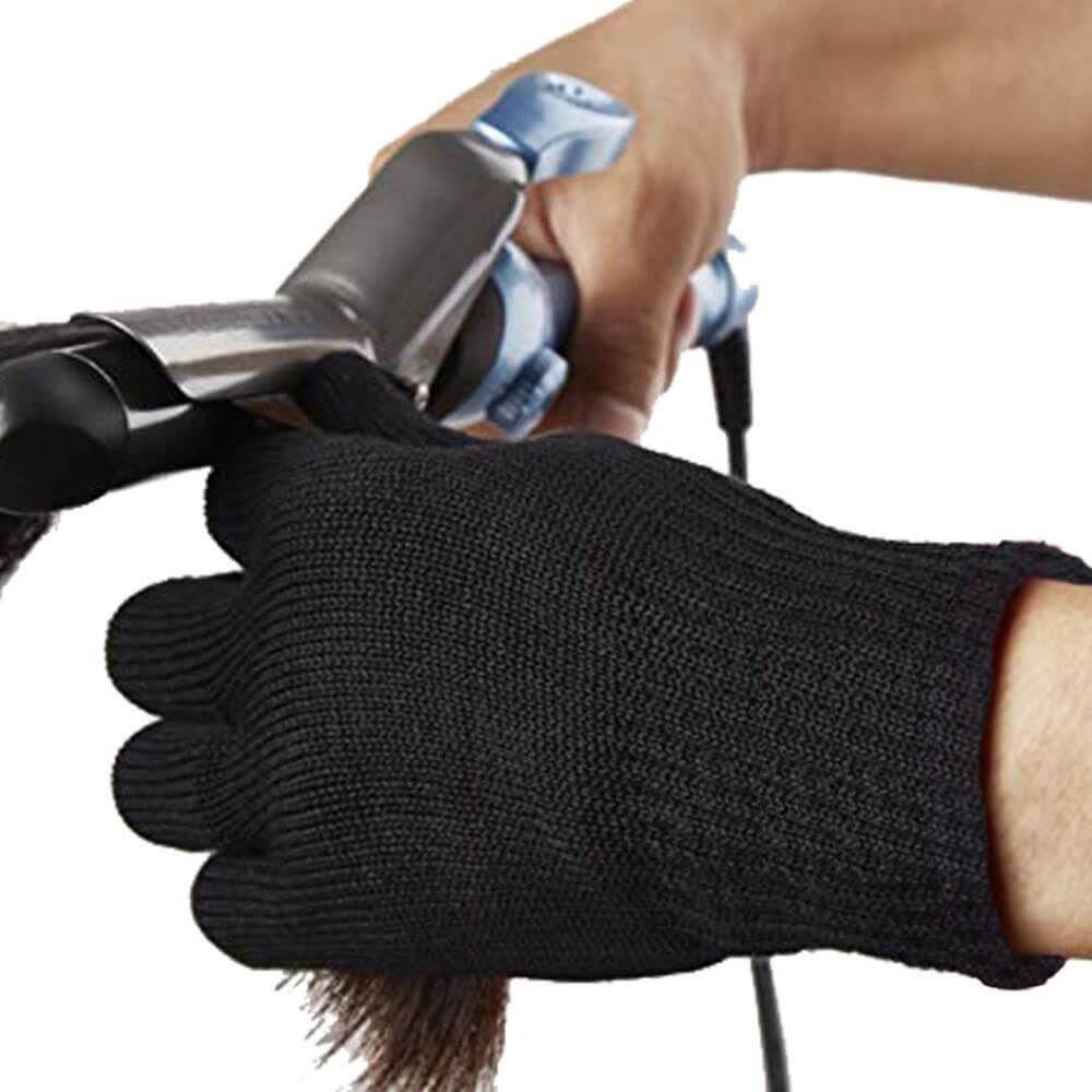 rukavica na kulmovanie a žehlenie vlasov